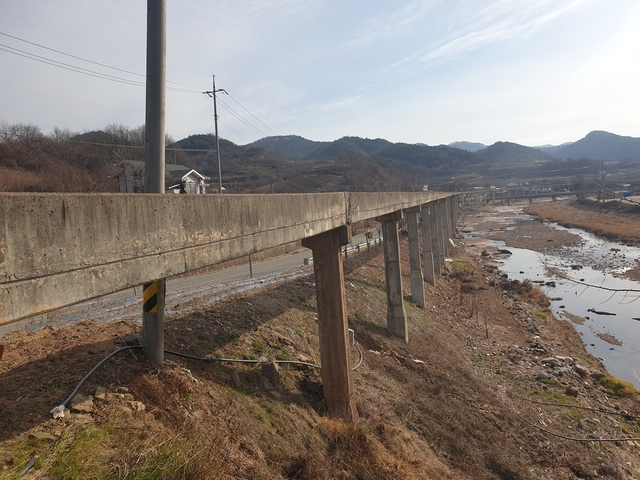 ▲ 영양군은 수로교 철거사업과 청기면의 농경지 용수공급을 위한 수리시설 개보수사업을 동시에 시행한다.ⓒ영양군