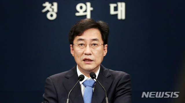 ▲ 강민석 청와대 대변인. ⓒ뉴시스