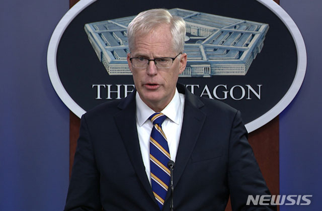 ▲ 크리스토퍼 밀러 미국 국방장관 대행. ⓒ뉴시스 AP. 무단전재 및 재배포 금지.
