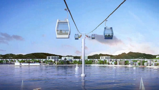▲ 포항 해상케이블카 조감도.ⓒ포항시