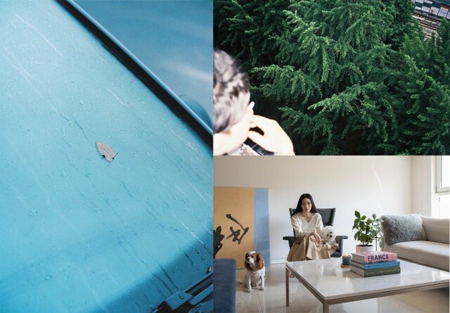 ▲ 김유자 '입김'(왼쪽), 문그루 '있는 것으로, 없는 곳으로'(우측 상단), 최수현 '108동 그 여자'(우측 하단).ⓒ캐논코리아컨슈머이미징