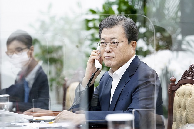 ▲ 문재인(사진) 대통령이 지난 7일 청와대 수석·보좌관회의에서 