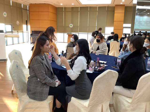 ▲ 이미지메이킹 클래스 수업 장면.ⓒ대구대