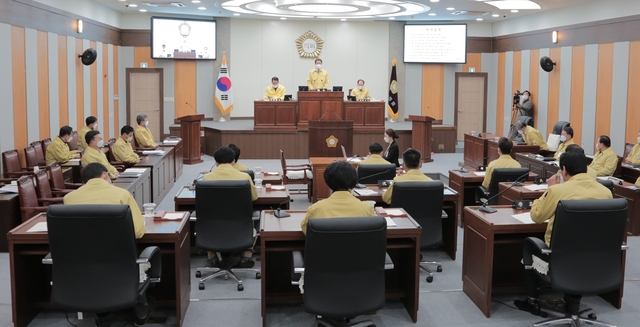 ▲ 제270회 정례회제2차 본회의 장면.ⓒ칠곡군의회