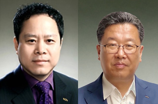 ▲ (왼쪽부터) 박상영 부사장, 박원호 전무이사 ⓒ광동제약