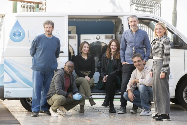 ▲ 아테네 노숙인지원센터에 배치된 LG전자 세탁기와 건조기 모습 ⓒLG전자