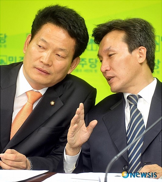 ▲ 더불어민주당 송영길, 김민석 의원. ⓒ뉴시스