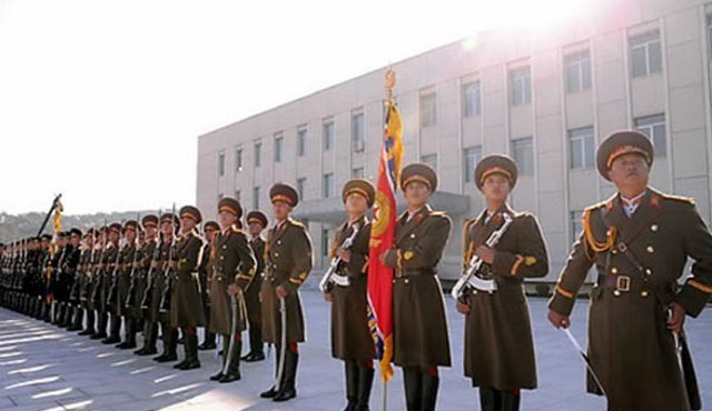 ▲ 북한 보위대학 학생들. 보위대학은 평양 만경대 구역에 있는 보위부 요원 양성기관이다. ⓒ연합뉴스. 무단전재 및 재배포 금지.