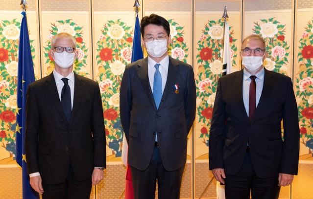 ▲ 수훈식에 참석한 조원태 회장 ⓒ 한진그룹