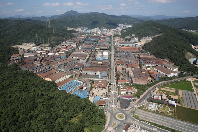 ▲ ‘2020년도 경상북도 중소기업 육성시책 종합평가’에서 최우수기관으로 선정됐다. 사진은 고령일반산업단지 전경.ⓒ고령군