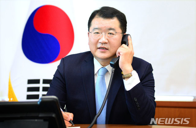 ▲ 최종건 외교부 제1차관. 소위 '자주파'로 분류된다. 최근 외교부는 최종건 차관 관련 홍보성 보도자료를 자주 내놓고 있다. ⓒ뉴시스. 무단전재 및 재배포 금지.