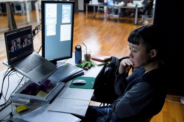 ▲ '드산아트스쿨: 창작워크숍'의 연기·연출을 담당한 김수정 연출가.ⓒ두산아트센터