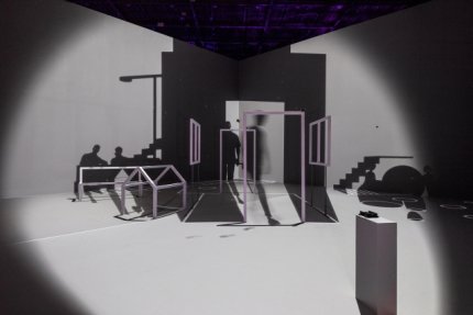 ▲ 문준용 씨가 이달 17~23일까지 진행한 개인전에서 전시한 '그림자-아웃사이드' ⓒ금산갤러리 홈페이지 캡쳐