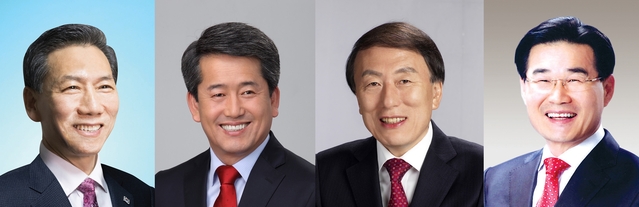 ▲ 대구시의회 정천락(달서구5), 박갑상(북구1), 하병문(북구4), 김규학(북구5) 의원 등 4명이 우수의정 대상 수상자로 선정됐다(왼쪽부터).ⓒ대구시의회