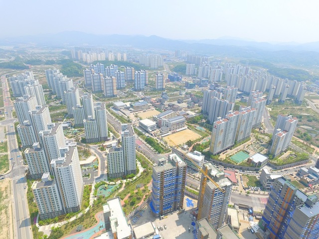 ▲ 충북혁신도시 전경.ⓒ진천군