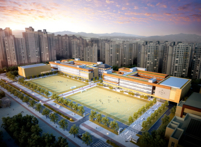 ▲ 남구에 위치한 달성교육지원청과 심인중·고등학교가 2021년에 달성군지역으로 이전한다. 사진은 심인중·고등학교 전경.ⓒ달성군