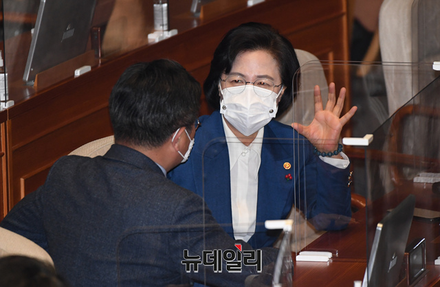 ▲ 추미애 법무부 장관. ⓒ뉴데일리DB