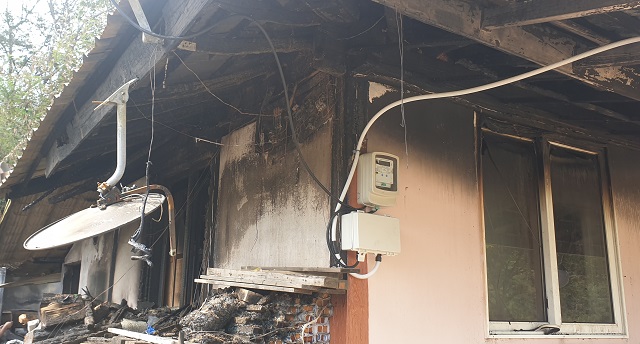 ▲ 화재 피해 가구 집수리 전 모습.ⓒ한울본부