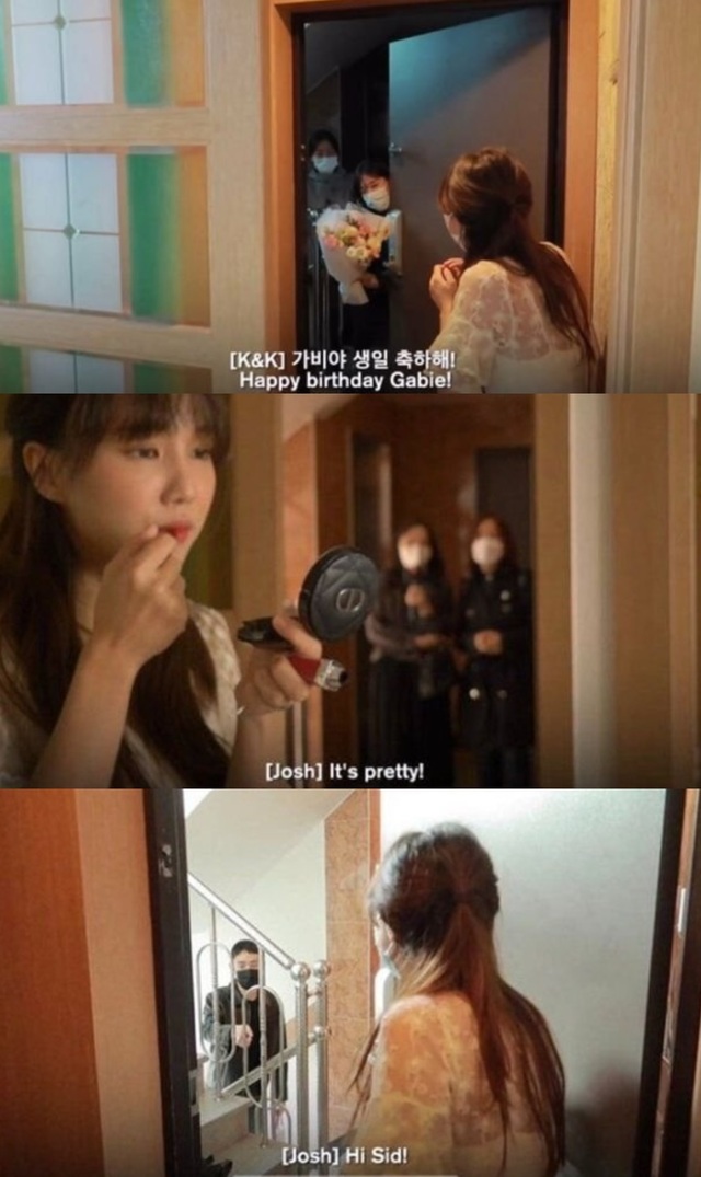 ▲ 국가비가 자신의 유튜브 채널에 올렸던 생일파티 영상 캡처. ⓒ유튜브 채널 '국가비(GabieKook)'