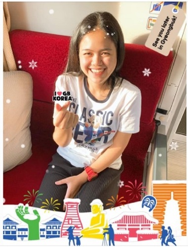 ▲ 이벤트 참가자 중 심사를 통해 1등으로 선정된 태국인 Nathcha Phetnoi양.ⓒ경북관광공사