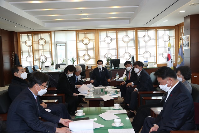 ▲ 포항시의회 의장단 및 상임위원장단 신년 간담회를 개최했다.ⓒ포항시의회