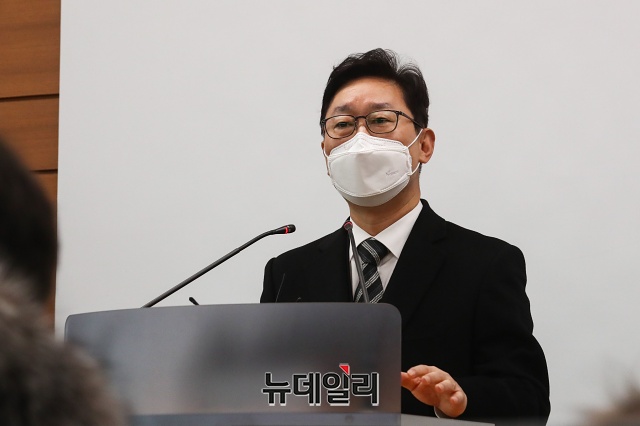 ▲ 박범계 법무부장관 후보자. ⓒ권창회 기자