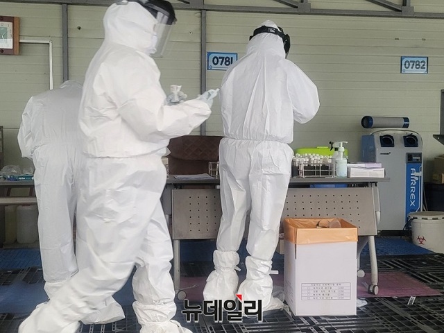 ▲ 청주상당보건소 선별진료소.(자료사진)ⓒ뉴데일리 충청본부 DB