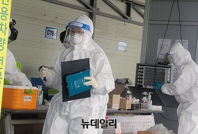 ▲ 청주 상당보건소 선별진료소.(자료사진)ⓒ뉴데일리 충청본부 DB