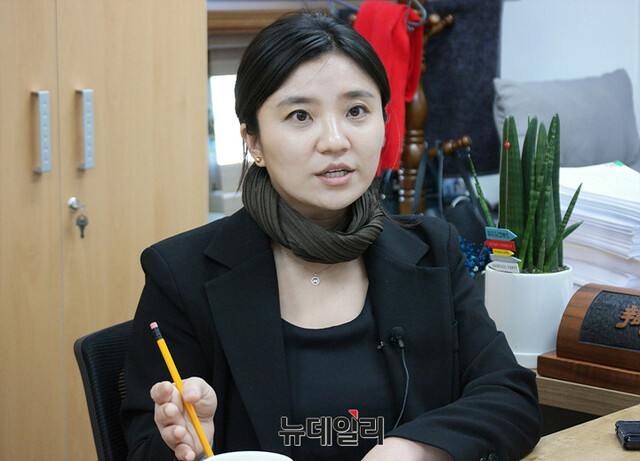 ▲ 김소연 변호사가 7일 본지와 인터뷰를 하고 있다. ⓒ장세곤 기자