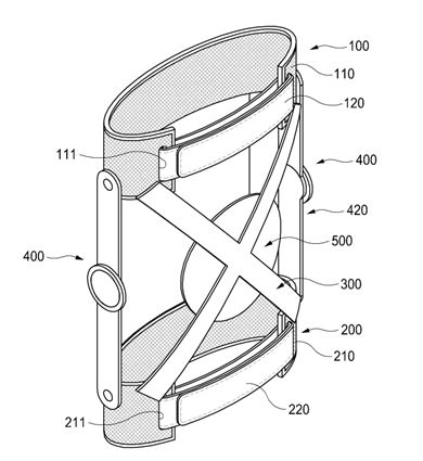세종충남대병원이 특허 출원한 무릎신전보전기.ⓒ세종충남대병원