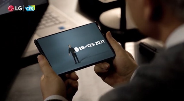 ▲ LG 롤러블폰 티저 영상. ⓒLG전자