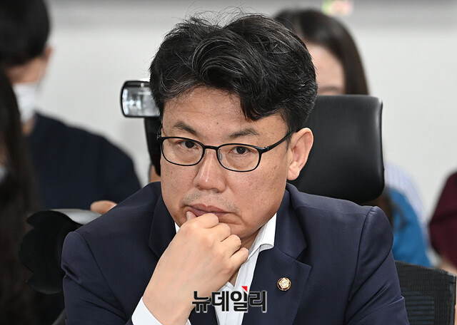 ▲ 진성준 더불어민주당 의원. ⓒ뉴데일리 DB