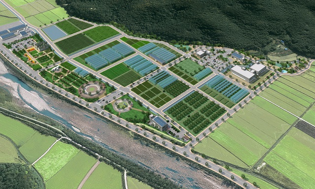 ▲ 신농업 혁신타운 조성 토지이용계획안 예상도.ⓒ경주시