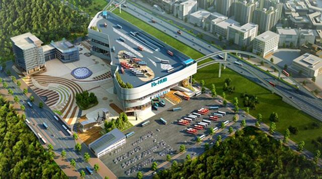 ▲ 창원·통영 수소교통 복합기지 조감도 ⓒ가스공사 제공