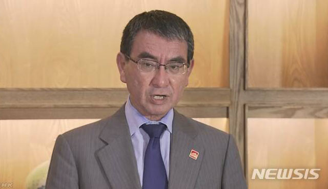 ▲ 고노 다로 일본 규제개혁성 장관. ⓒ뉴시스. 무단전재 및 재배포 금지.