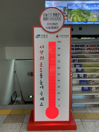 ▲ 고령군은 ‘희망2021 나눔캠페인’ 시작 43일 만에 목표액 3억6400만원을 모금했다.ⓒ고령군