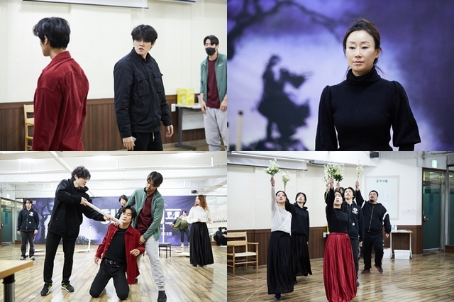 ▲ 뮤지컬 '히드클리프' 연습실 사진.ⓒ엠비제트컴퍼니