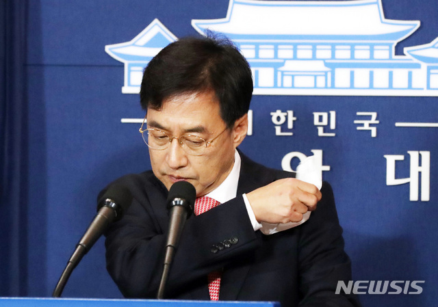 ▲ 강민석 청와대 대변인. ⓒ뉴시스