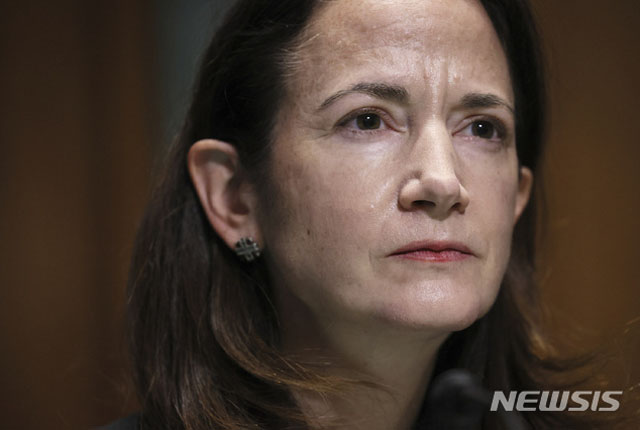 ▲ 에브릴 헤인스 미국 국가정보국장(DNI) 지명자. ⓒ뉴시스 AP. 무단전재 및 재배포 금지.