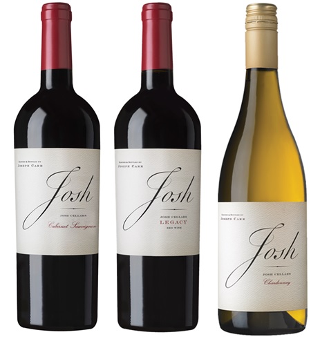 ▲ 왼쪽부터 조쉬까베르네소비뇽, 조쉬레거시, 조쉬샤르도네. ⓒ레뱅드매일