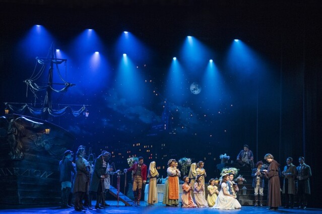 ▲ 뮤지컬 '몬테크리스토' 공연 장면(엄기준·옥주현 외).ⓒEMK뮤지컬컴퍼니