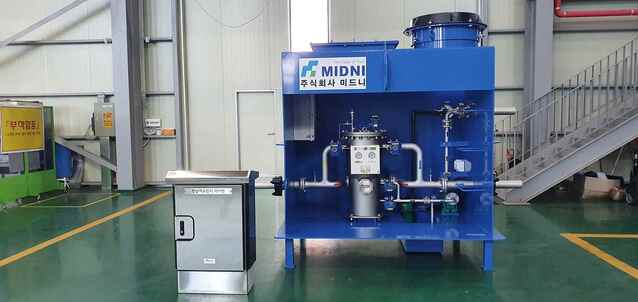 ▲ 코로나19라는 전대미문의 경제위기 속에서도 대구시의 물 산업 지원과 국가물산업클러스터 입주기업의 성장은 계속된다. 사진은 (주)미드니의 정밀여과장치.ⓒ대구시