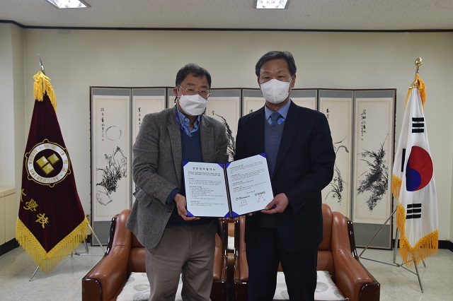 ▲ 위덕대학교(총장 장 익)와 장애인권익옹호기관(기관장 양만재)과 상호업무 협약을 체결했다.ⓒ위덕대