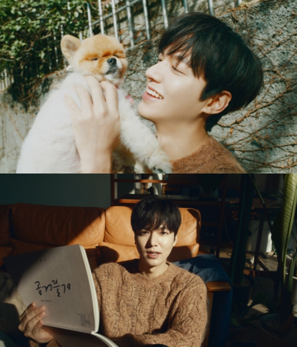 ▲ 민호가 세종학당 홍보영상에서 사회관계망을 통해 자연스러운 일상을 보여주며 세종학당을 홍보하고 있다.ⓒ세종학당재단