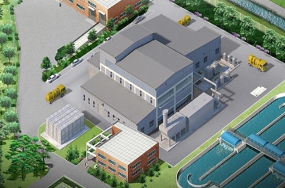 ▲ 진천군 음식물처리시설 조감도.ⓒ진천군