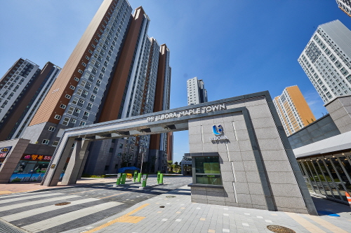 ▲ 다산신도시 진건지구 반도유보라 메이플타운 문주. ⓒ 반도건설