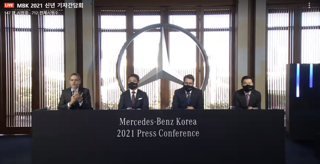 ▲ 신년 기자간담회 캡쳐ⓒ메르세데스-벤츠 코리아