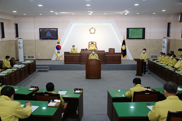 ▲ 의성군의회(의장 배광우)는 제247회 임시회를 개회했다.ⓒ의성군의회