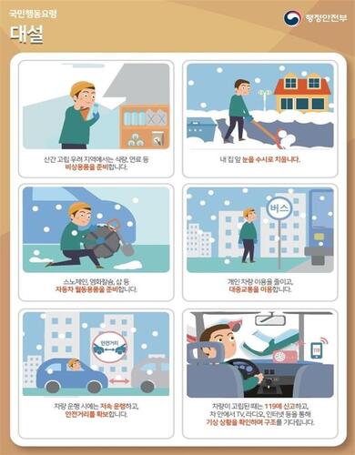▲ 대설·한파·강풍·풍랑 국민행동요령.ⓒ경북도