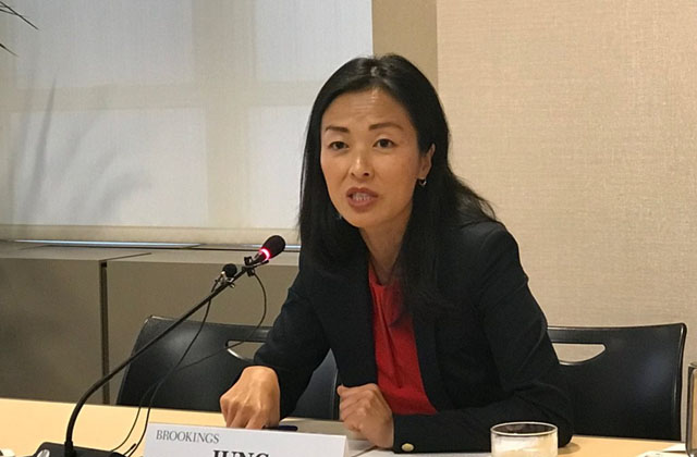 ▲ 정박 미국 국무부 동아시아 태평양 부차관보. ⓒ연합뉴스. 무단전재 및 재배포 금지.